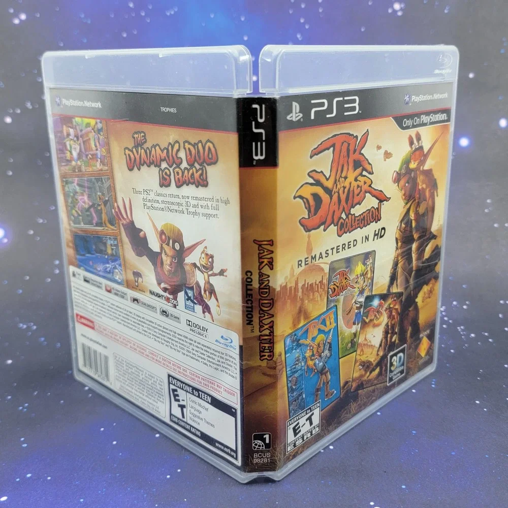 Jak and Daxter Collection Sony PS3 Remastered HD Trilogy Jak II Jak 3 BCUS 98281